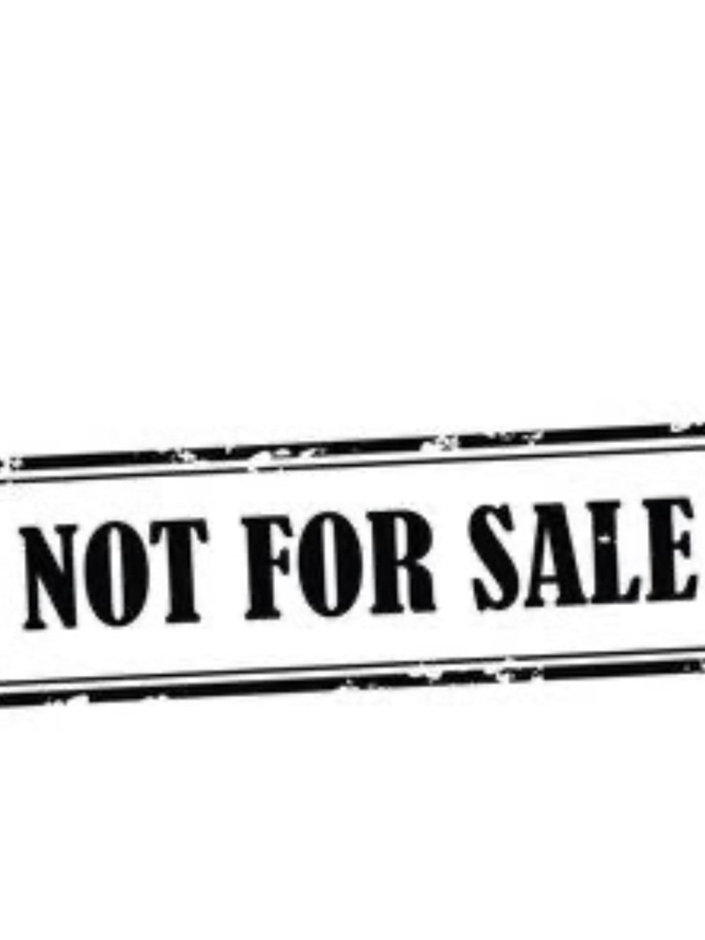 Not for sale
